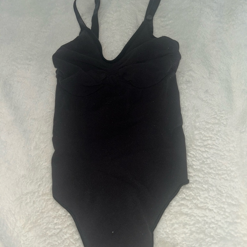 SKIMS Black Shapewear Bodysuit